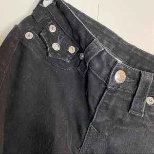 True religion black jeans pants